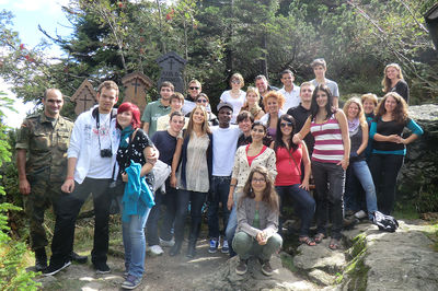 Gruppenbild der Teilnehmer der Sommeraktiversität 2011